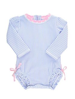 Baby/Toddler Girls UPF 50  Sun Protection Long Sleeve One Piece Swimsuit with Zipper