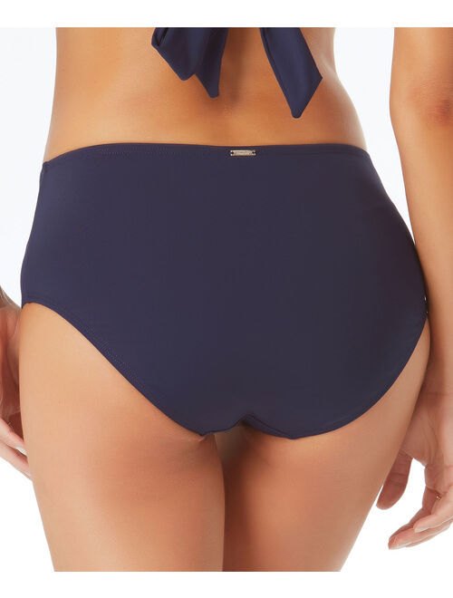 Anne Cole Navy Midrise Bikini Bottoms - Women