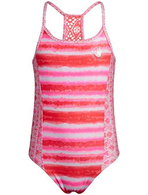 Body Glove Girls One-Piece Swimsuit Bathing Suit in Solids or Prints