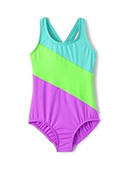 Girls Racerback One Piece Swimsuit