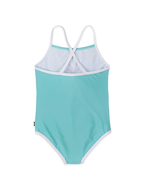 Nautica Girls' One Piece Swimsuit with UPF 50+ Sun Protection