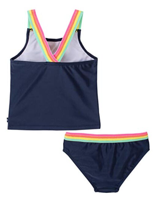 Nautica Girls Tankini Swim Suit with 50+ Sun Protection
