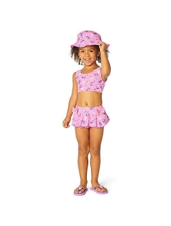 Minnie Mouse Pink Deluxe Swimsuit Set for Girls
