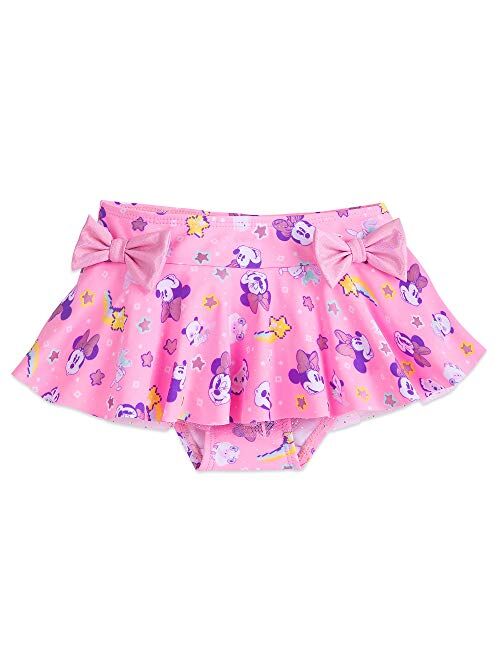 Disney Minnie Mouse Pink Deluxe Swimsuit Set for Girls