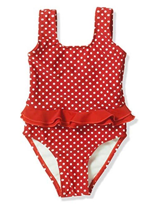 Playshoes Girl's Dots Collection One Piece Bathing Swimsuit