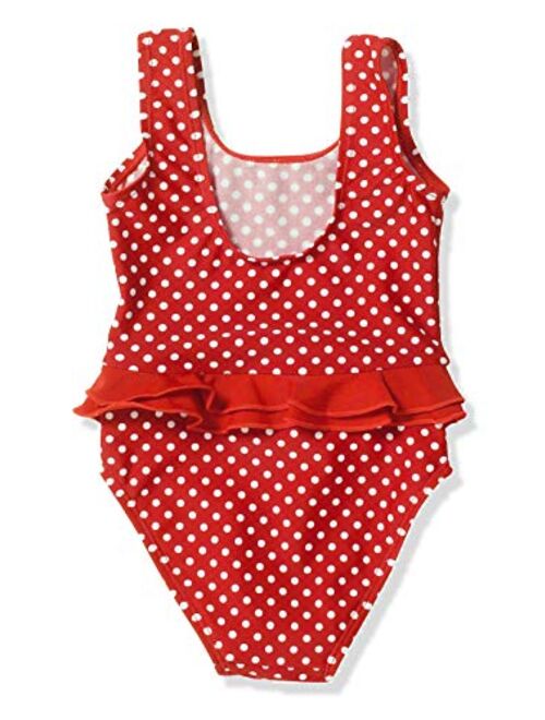Playshoes Girl's Dots Collection One Piece Bathing Swimsuit