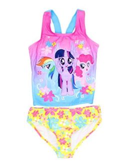 Dreamwave Little Girls' My Little Pony Two Piece Swimsuit