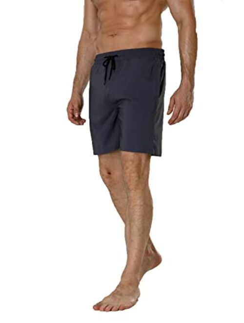 GINGTTO Men's Beach Shorts Bathing Suits with Mesh Lining
