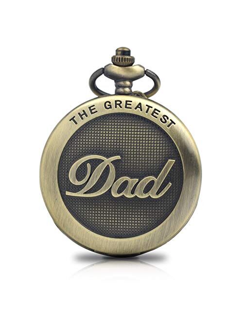 Pocket Watch for Dad from Daughter Son Wife