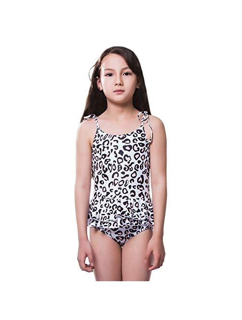 ADUKIDE Girls One Piece Swimsuit Summer Quick Dry Swimwear Beach Bathing Suit for 2-9 Years