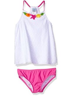 KIKO & MAX Girls' Tankini 2-Piece Swimsuit Bathingsuit