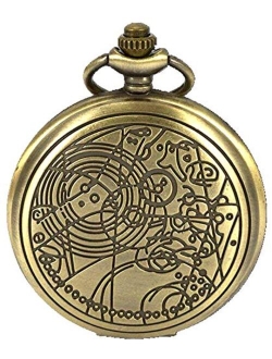 Vintage Doctor Who Retro Dr. Who Quartz Pocket Watch for Gifts