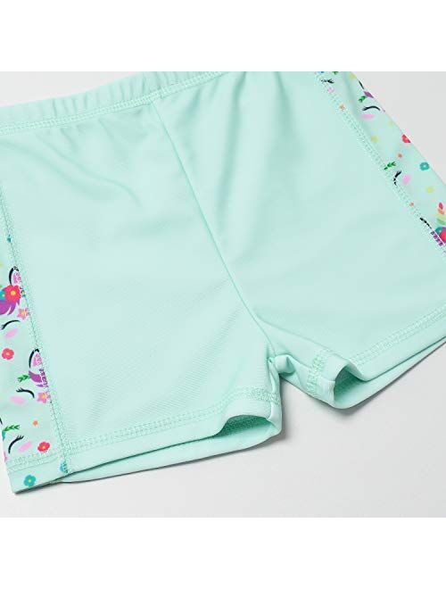 Jxstar Girls Rash Guard 2-Piece Unicorn/Mermaid Swimsuits Swimwear UPF 50+ UV