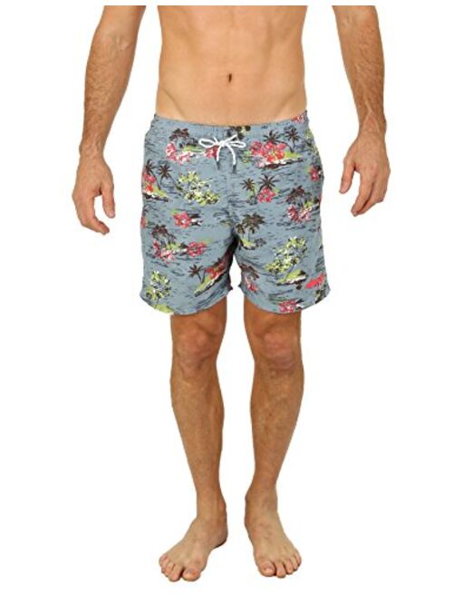 UZZI Men's Swim Shorts Dry Fast Microfiber Trunks Surf