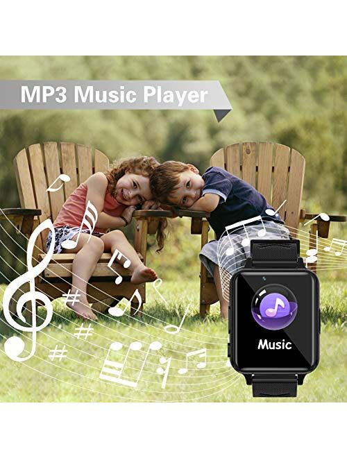 Kids Smartwatch for Boys Girls - Kids Smart Watch Phone Touch Screen with Calls Games Alarm Music Player Camera SOS Calculator Calendar Children Toys Birthday Gifts for 4