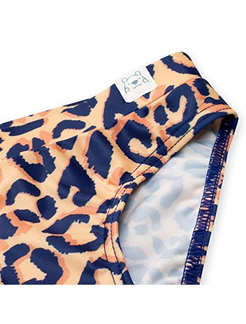 Harry Bear Girls' Leopard Print Swimsuit
