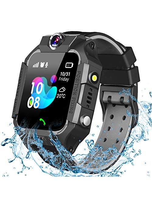 GBD Smart Watch for Kids-IP67 Waterproof Smartwatch Phone with Call Games SOS Alarm Clock 12/24 Hr,Kids Digital Wrist Watch Stopwatch for Children Boys Girls Age 3-12 Lea