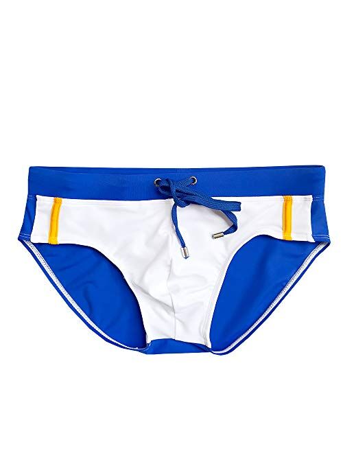 UXH New Men's Tigh Swimming Briefs whiteTrunks Swimwear Swimsuit Water Repellent Man Beach Short Men Swim Suit