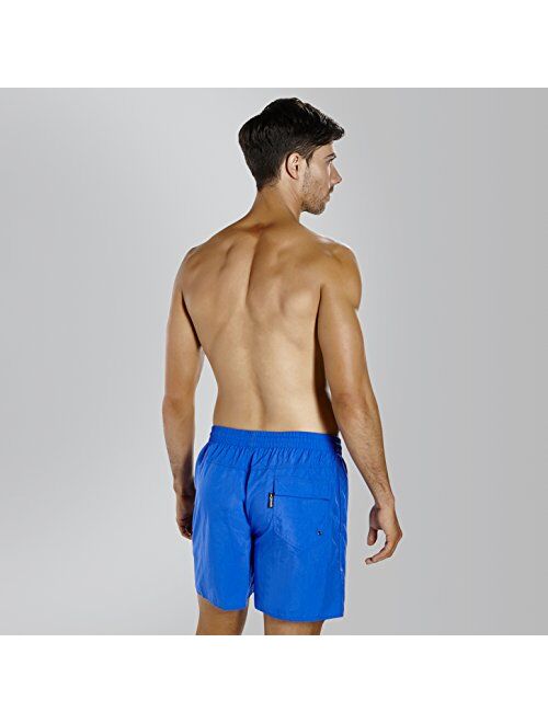 Speedo Solid Leisure 16" Men's Swim Shorts, Beautiful Blue