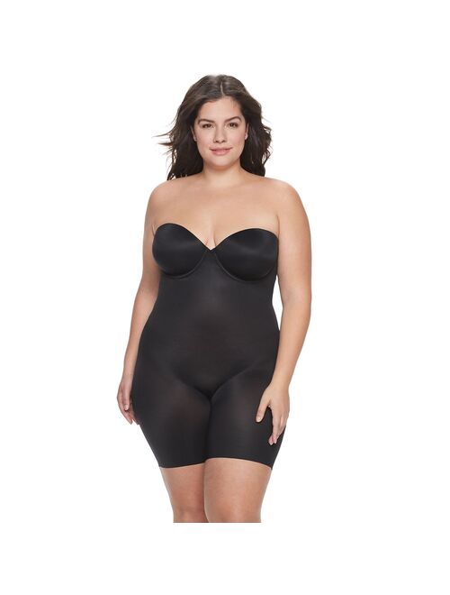 Plus Size RED HOT by SPANX® Convertible Cupped Mid-Thigh Bodysuit 10173R