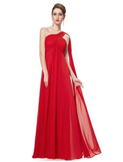 Vestido de noche con un solo hombro, para mujer, de la marca Ever Pretty