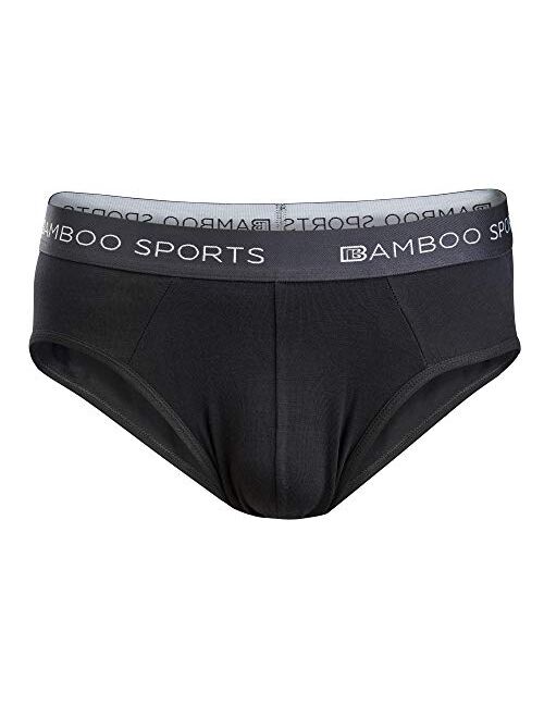 Super Soft & Comfortable Fit Bamboo Sports Mens No Fly Bamboo Underwear Briefs