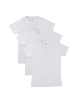 Men's Breathable Cotton Micro-mesh Crew T-Shirt