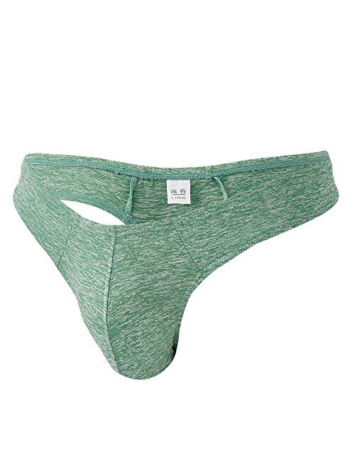 iHHAPY Men's Underpants Knickers Soft Cooling Thong Panties Briefs Sexy Utral-Thin Shorts Underwear Men's Bikini