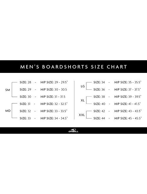 O'NEILL Men's Water Resistant Superfreak Stretch Swim Boardshorts, 20 Inch Outseam | Mid-Length Boardshort |
