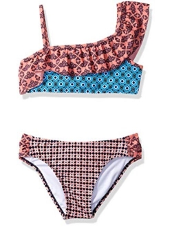 Girls' 2-Piece Bikini Swimsuit Set