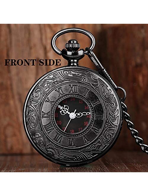 LEVONTA Gifts for Men who Have Everything Personalized Pocket Watch, Men Gifts for Christmas Birthday Fathers Day Valentines Graduation
