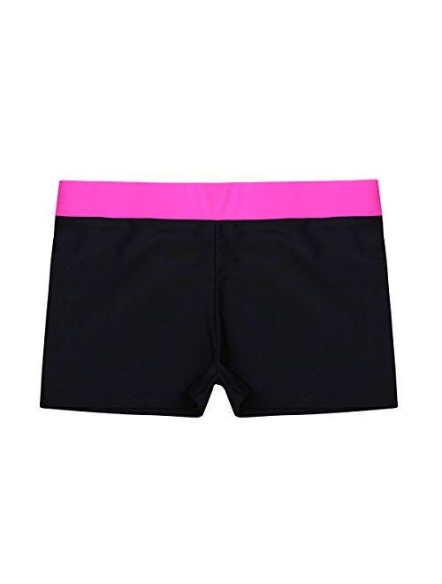 ACSUSS Kids Girls 3 Pieces Tankini Bikini Set Swimsuit Floral Print Crop Tops with Shorts Swimwear Bathing Suit
