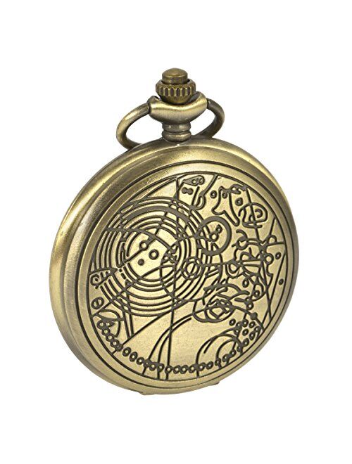 SIBOSUN Pocket Watch Doctor Who Confession Dial Pattern Dr. Who Quartz Chain Mens