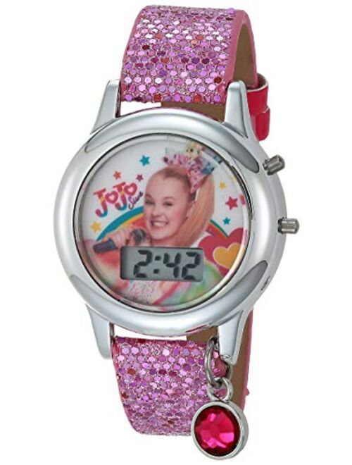 JoJo Siwa Girls' Quartz Watch with Rubber Strap, Multicolor, 13 (Model: JOJ40050AZ)