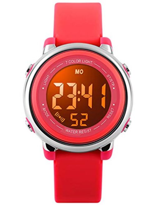 Kids Watch Sport Multi Function 50M Waterproof LED Alarm Stopwatch Digital Child Wristwatch for Boy Girl