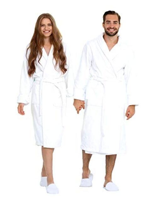 Ecolinen Luxury Bathrobe Hotel Robe Spa Wear for Men and Women