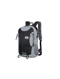 Reflective Backpack, high vis backpack for men, RiderBag Reflektor 35L. Bike commuter backpack, outdoor riding backpack, hiking backpack, waterproof backpack with rain co
