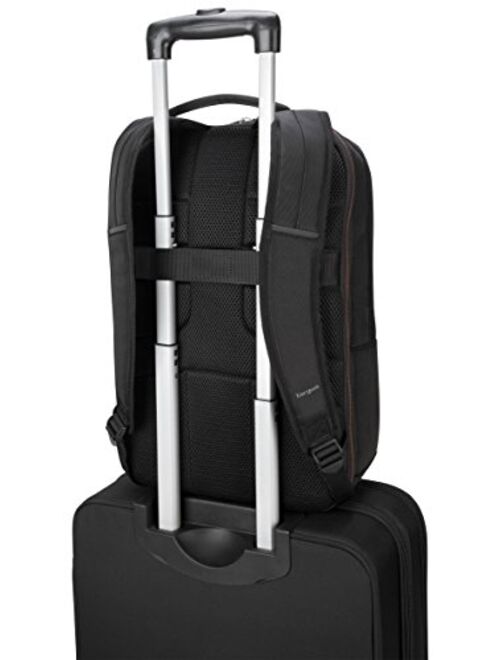 Targus CitySmart EVA Pro Travel Business Commuter and Checkpoint-Friendly Backpack with Multiple Pockets, Back Panel Support, Trolley Strap, Protective Sleeve for 15.6-In