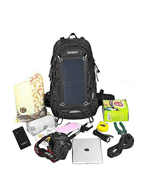 Travel Backpack Portable Solar Charger Multi-Function Large-Capacity Hiking Bag