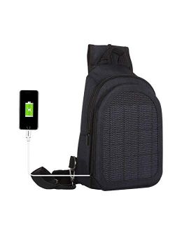 Zphy Anti-Theft Laptop Backpack with Solar Panel Charger Large-Capacity Business Office Travel Backpack for Men and Women
