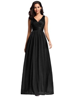 Women's Ruched Empire Wasit Bridesmaid Dresses 7764