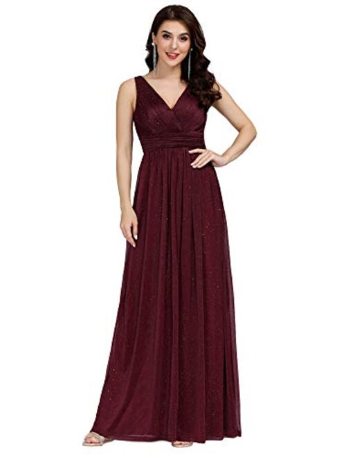 Ever-Pretty Women's Ruched Empire Wasit Bridesmaid Dresses 7764