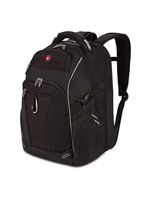 SWISSGEAR SA6752 TSA Friendly ScanSmart Laptop With USB Charging Port Backpack (Black)