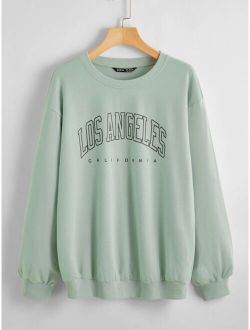 Los Angeles Graphic Long Sleeve Pullover
