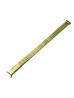 Ultra-Flex Expansion Stretch Watchband Gold Tone fits 8mm to 11mm