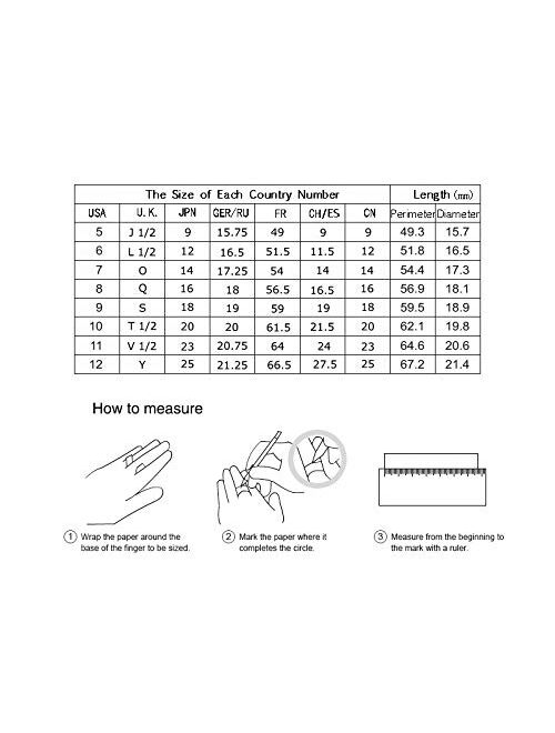 UFOORO CZ Ring Solitaire Crystal Women's Engagement Rings Cubic Zirconia Wedding Band Gift