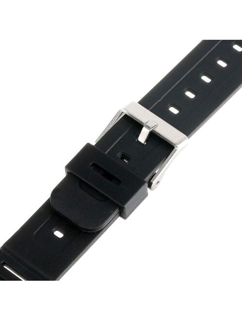 Timex Men's Q7B727 Resin Performance Sport 18mm Black Replacement Watchband