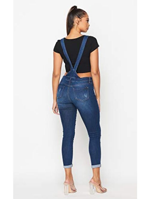 SOHO GLAM Women Regular Stretch Skinny Plus Size Casual Overalls Cotton Pants