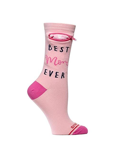 BEST MOM EVER - Womens Pocket Socks