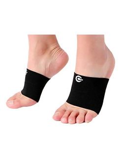 Doc Miller Premium Arch Compression Sleeves 1 Pair Perfect Option to Our Plantar Fasciitis Socks - for Plantar Fasciitis Pain Relief and Treatment for Everyday Use with A